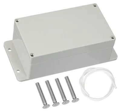Anschlussdose 158x90x64 mm ABS-Kunststoff wasserdicht Weiß/Grau