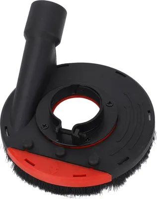Image de 4 Inch Angle Grinder Dust Shroud Efficient Filtration Grinding Dust Cover for 100 115 Small Angle Grinder B-100H Red Black