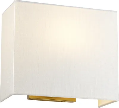 Zdjęcie produktu dla Kinkiet z abażurem złoty 27 cm Riley 1xE27 60W Designer's Lightbox