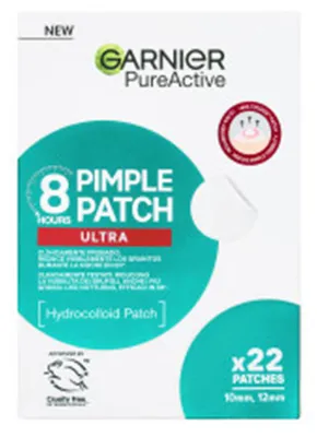 Obrázek produktu pro Náplasti na akné Pure Active s 8hodinovou účinností, 22 kusů