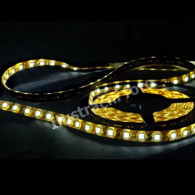 Image de Bande LED Schmachtl McLED SMD5050, blanc chaud, 60 LED/m, IP54, 12 V CC, 10 mm, circuit imprimé blanc, référence 121.607.60.0