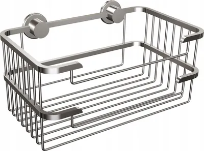 Imagen del producto de Andex Sanibella: Cesta de ducha cromada, 21 cm, montaje en pared