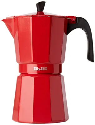 Imagen del producto de Máquina de café italiana Ibili Bahia, capacidad para 9 tazas, transparente. Transparente, talla única