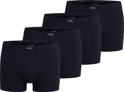 Image de TOM TAILOR Herren Shorts, 4er Pack - X-LASTIC, Boxer Briefs, Pants, Stretch Coton Blau XL