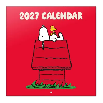 Obrázek produktu pro Kalendář Grupo Erik Peanuts Snoopy, rok 2027, nástěnný kalendář, rodinný kalendář