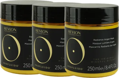 Produktbild von Revlon Professional Orofluido 3 x 250 ml Haarmaske mit Arganöl Set