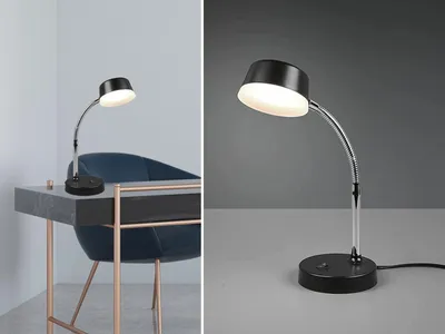 Produktbild von Reality Leuchten LED Tischleuchte Kiko R52501102, Kunststoff Schwarz, inkl. 4.5