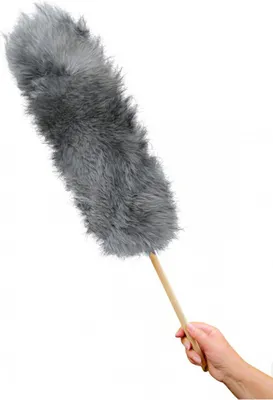 Produktbild von Heitmann Felle Staubwedel Grau Größe 65 cm lang 956GR