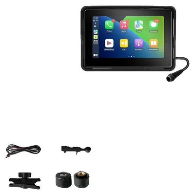Obrázok produktu pre Motorrad-Multimedia-Player, kabely CarPlay, Android Auto, MT-00 5Inch