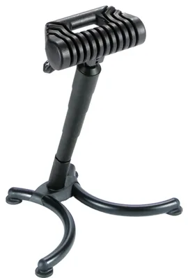 Produktbild von Stehhilfe PolyurethanSchaum Sitzhöhenverstellung 630-840 mm Stahlrohr schwarz