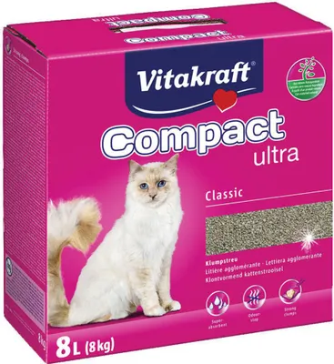 Produktbild von Vitakraft Katzenstreu Compact ultra - 8 kg
