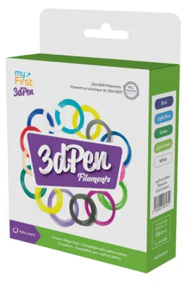 Zdjęcie produktu dla żarniki 3dPen Artist Filaments Cold Color, opakowanie 6 szt