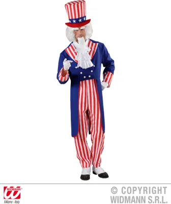 Produktbild von MR. AMERICA (Frack, Hemd mit Jabot,Hosen, Hut) XL