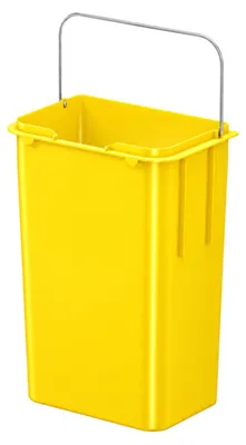 Immagine prodotto di Contenitore Hailo Inneneimer, codice 1109789, colore giallo, capacità 9 litri, dimensioni 150 x 232 x 338 mm