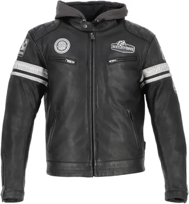 Image de Veste en cuir Helstons Riposte Noir XL Homme Noir XL