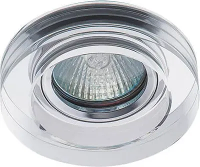 Produktbild von Kanlux Einbaurahmen rund Einbauleuchte cristal silber