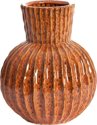 Produktbild von Light & Living - Vase ZIRJA - Ø25x30 cm - Orange