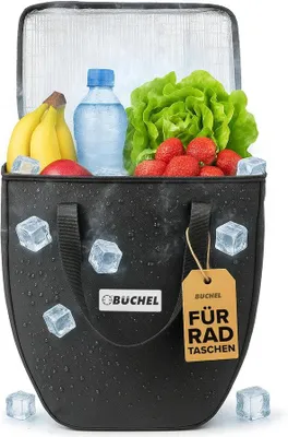 Produktbild von Büchel Kühltasche 20 L für Gepäckträgertasche schwarz