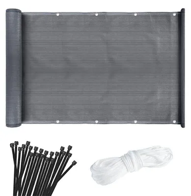 Image de GOTEL – Paravent de balcon et tapis d'ombrage, 100 x 700 cm – L52D