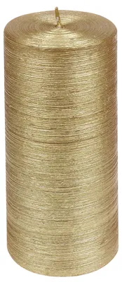 Produktbild von Stumpenkerze "Glory" Gold 150/68 mm