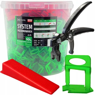 Produktbild von X-level Fliesen Nivelliersystem Set 500 Clips 2mm 100 Keile