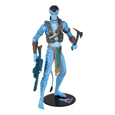 Produktbild von Avatar: The Way of Water Actionfigur Jake Sully (Reef Battle) 18 cm