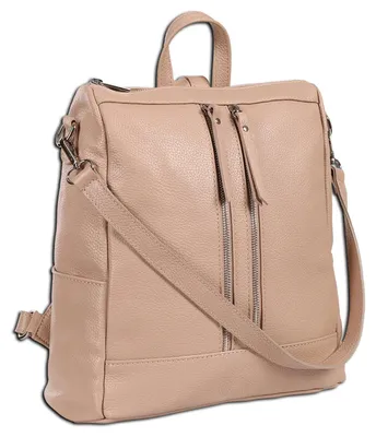 Produktbild von Toscanto Damen Cityrucksack Leder Rucksack rosa ORT100RA