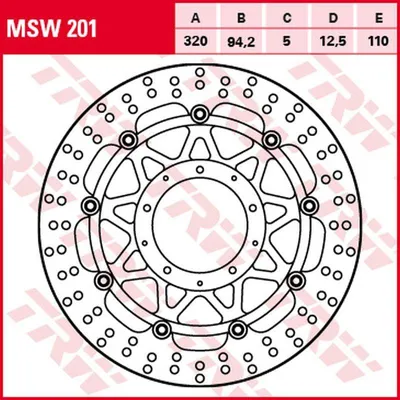Obrázek produktu pro TRW Bremsscheibe "MSW201"