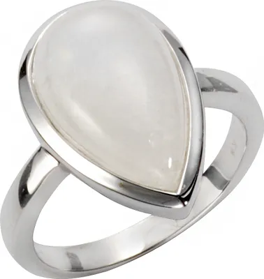 Produktbild von Jamelli Ring 925/- Sterling Silber weiß 058 (18,5) Mondstein irisierend 300270105