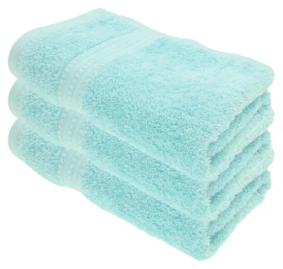 Produktbild von Julie Julsen BIO Duschtuch 3er Set 70x140 Babyblau