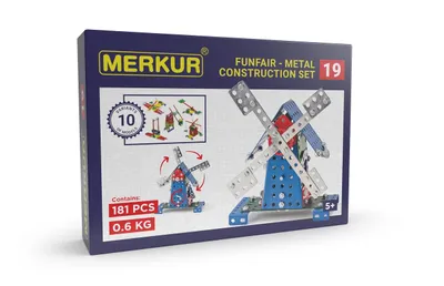 Obrázok produktu pre Merkur 019 Mlyn, 181 dielov, 10 modelov