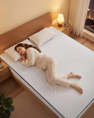 Obrázek produktu pro Matrace VASAGLE 160 x 200 x 16 cm, gelová paměťová pěna, 7 zón, střední tvrdost, snímatelný potah, prodyšná, bílá