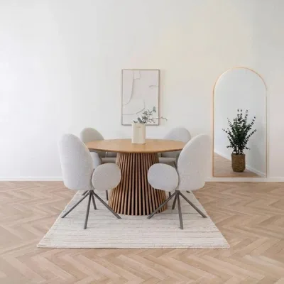 Immagine prodotto di Tavolo da pranzo Osaka Ø120cm naturale.