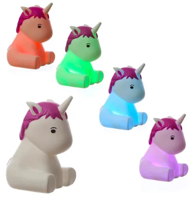 Produktbild von Einschlaflicht / Nachtlicht Einhorn LILLY - LED Farbwechsel - Batterielicht mit Automatik Timer