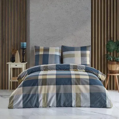 Image de Ensemble de literie Ibzoa® en coton respirant, comprenant un drap-housse de 200x220 cm et 2 taies d'oreiller de 80x80 cm, avec fermeture à glissière, disponible en différentes couleurs
