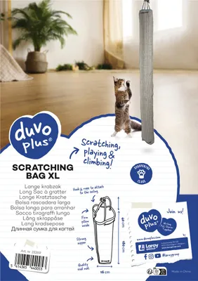 Produktbild von Duvo+ Kratzsack grau