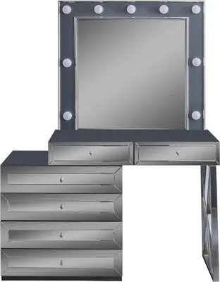 Produktbild von r Frisiertisch Designer Schlafzimmer Schminktisch Spiegel 2tlg