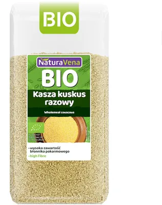 KASZA KUSKUS RAZOWY BIO 400 g - NATURAVENA