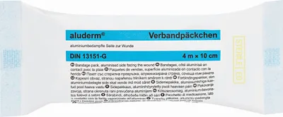 Obrázok produktu pre SÖHNGEN® 1003373 aluderm® obväzový balík DIN 13151-G - veľký, 4 m x 10 cm