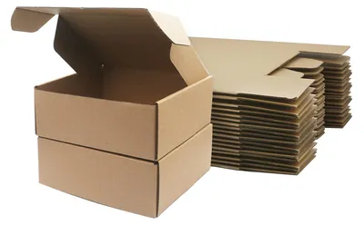 Productafbeelding van 24 verzenddozen van golfkarton, afmetingen 208 x 130 x 68 mm