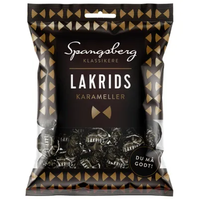 Produktbild von Spangsberg Lakrids Karameller 125g
