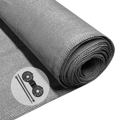 Image de Bâche de protection en PEHD gris 15 x 10 m, résistante aux UV