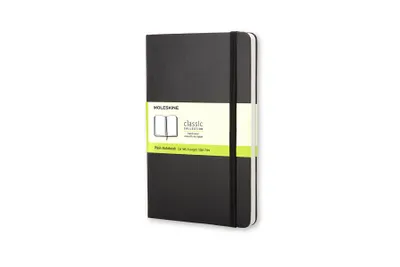 Produktbild von Moleskine 701030, Einfarbig, Schwarz, A6, 192 Blätter, 70 g/m², Hardcover