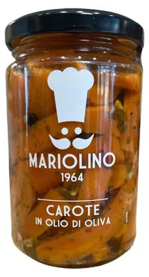 Produktbild von Mariolino - Karotten eingelegt in Olivenöl - 300g