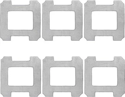 Produktbild von Reinigungspads als Ersatzteile für Ecovacs Winbot W2 Omni, W2, W1 Pro und W1 Fensterputzroboter – waschbare Mikrofasertücher – entfernen Flecken und Staub – 6 Stück