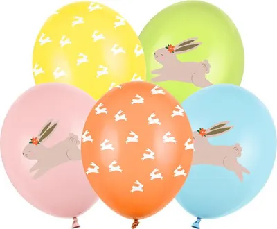 Produktbild von Luftballons 30 cm, Eiersuche, Mix (1 Packung / 50 Stück)