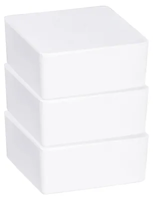 Produktbild von WENKO Raumentfeuchter Cube Nachfüller 1000 g, 3er Set, 3er Set, Weiß, Calciumchlorid weiß