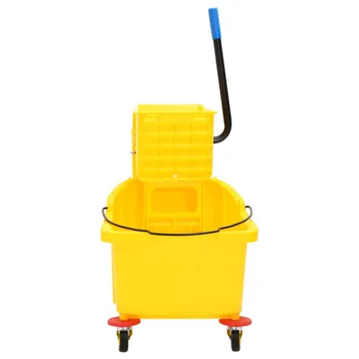 Immagine prodotto di Secchio Mocio con Strizzatoio e Ruote Giallo 36 L Polipropilene