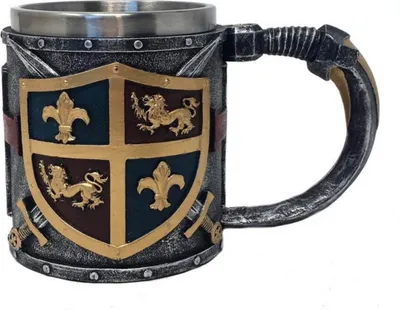 Produktbild von Krug Wappen - Mittelalter, Ritter, Met