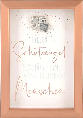 Produktbild von Sprueche und Komplimente im Bilderrahmen Fotorahmen kleine Geschenke kleines Bild mit Spruch, GroessŸe 1,9x5,8x8,4cm